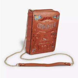 Cinderella Embossed Orange Purse Loungefly